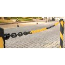 Ver imagem 1 de Corrente pvc elo 6x20x25mm amarela/preta com 10mts - Vonder