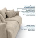 Ver imagem 7 de Conjunto Sofá 260cm e Puff Comfy CabeCasa MadeiraOriginals