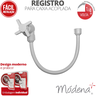 Registro 1/4 de Volta para Caixa Acoplada Comp. 40cm Linha Módena Cor Branco Durín - 2