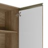Balcão 1 Porta Kali Premium 40cm Carvalho com Tampo MDF 25mm - Nicioli - 3