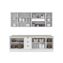 Ver mais imagens de Cozinha Compacta 07 Peças Com Aéreo Basculante Americana Branco