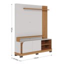 Ver imagem 3 de Estante Rack para Tv 65 Polegadas com Pés 2.634.a0 Jurerê Colibri