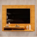 Ver imagem 3 de Painel Tv 50 Pol 136cm Bancada Suspensa Vetra D04 Cedro - Mpozenato