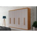 Ver imagem 1 de Guarda Roupa Casal Heros com 8 Portas e 4 Gavetas Moderna
