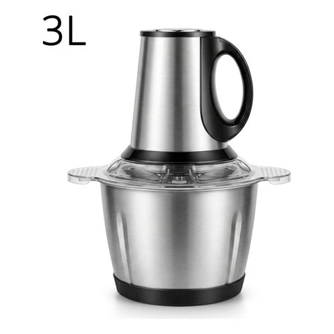 Triturador Processador de Alimentos 1200W 110V Inox 3L Unica 110VOLTS