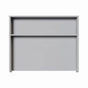 Ver imagem 3 de Balcão Atendimento Alto 150 Cm Escritório Recepção F5 Office Cor:cinza
