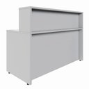 Ver imagem 4 de Balcão Atendimento Alto 150 Cm Escritório Recepção F5 Office Cor:cinza