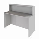 Ver imagem 2 de Balcão Atendimento Alto 150 Cm Escritório Recepção F5 Office Cor:cinza