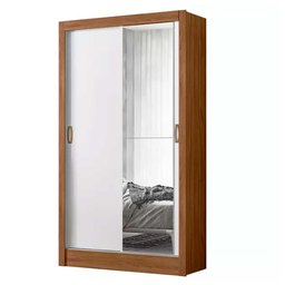 Guarda-Roupa Solteiro 2 Portas Correr Em MDP Las Vegas Móveis Gazin - 2