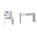 Ver imagem 1 de Conjunto Escrivaninha e Penteadeira com Espelho 