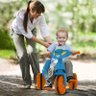 Triciclo Bandeirante Passeio e Pedal Velobaby G2 Motoca Azul - 7