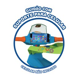 Triciclo Bandeirante Passeio e Pedal Velobaby G2 Motoca Azul - 6