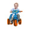 Triciclo Bandeirante Passeio e Pedal Velobaby G2 Motoca Azul - 2
