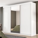 Ver imagem 1 de Guarda-Roupa Casal 3 Portas 1 Porta Espelho 6 Gavetas Grajaú Yescasa