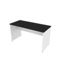 Ver imagem 2 de Escrivaninha Mesa Escritório 100% MDF 90CMX47CM 90cm Branca e Preto