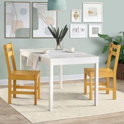 Mesa de Madeira Maciça com 2 Cadeiras Mandacaru Cabecasa MadeiraMadeira - 1