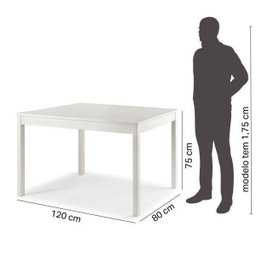 Mesa de Madeira Maciça com 2 Cadeiras Mandacaru Cabecasa MadeiraMadeira - 4