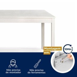 Mesa de Madeira Maciça com 2 Cadeiras Mandacaru Cabecasa MadeiraMadeira - 9