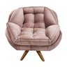 Poltrona Evora Rosé Base Giratória - Konfort - 1
