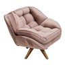 Poltrona Evora Rosé Base Giratória - Konfort - 2