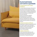 Ver imagem 5 de Capas Sofá Sôma Braço Lateral CabeCasa MadeiraOriginals Amarelo/Mostarda