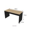 Escrivaninha Mesa Escritório 90cmx47cm 15mm - 3