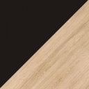 Ver imagem 5 de Escrivaninha Mesa Escritório 100% MDF 90CMX47CM 90cm Preto e Carvalho Mel Bege
