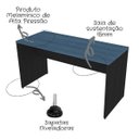 Ver imagem 4 de Escrivaninha 90cmx47cm 90cm Preto E Azul