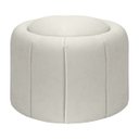 Ver imagem 7 de Kit Poltrona Decorativa Orgânica Flora Base Giratória com Puff Bouclê - Sofa Store:bouclê Bege Marfi