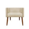 Banco Decorativo Nina Suede Bege - Dominic Decor - 3