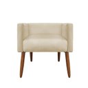 Ver imagem 3 de Banco Decorativo Nina Suede Bege - Dominic Decor