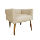 Ver imagem 1 de Banco Decorativo Nina Suede Bege - Dominic Decor