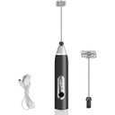 Ver imagem 1 de Misturador Bebidas Ovos Mini Mixer Fuê Portátil Elétrico Recarregável Q-2502 - Preto