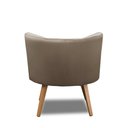 Ver imagem 2 de Poltrona para Sala Decorativa Bela Suede Cappuccino Rover & Beato