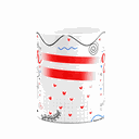 Ver imagem 3 de Caneca Flork Namorados - Casal Gamer - Branca