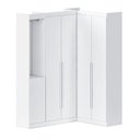 Ver imagem 2 de Guarda-Roupa Casal Modulado Andorra 5 Portas 4 Gavetas Branco - Pnr Móveis