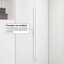 Ver mais imagens de Guarda-Roupa Casal Modulado Andorra 5 Portas 4 Gavetas Branco - Pnr Móveis