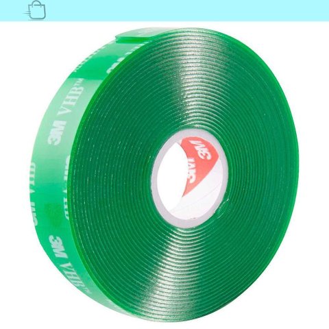 KIt 2 Fita Dupla Face 3M Transparente Extra Forte 19mm x 5m