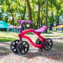 Ver imagem 2 de Bicicleta Infantil Balance Bike Futurista sem Pedal 4 Rodas - Equilíbrio e Diversão Cor:rosa