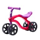Ver imagem 1 de Bicicleta Infantil Balance Bike Futurista sem Pedal 4 Rodas - Equilíbrio e Diversão Cor:rosa