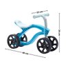 Bicicleta Infantil Balance Bike Futurista sem Pedal 4 Rodas - Equilíbrio e Diversão Cor:rosa - 5