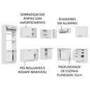 Ver mais imagens de Cozinha Completa 479001 Com Armário E Balcão Branco Branco