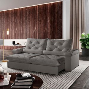 Sofá Retrátil Reclinável Veneza 2,40 Metros 4 Lugares