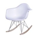 Ver imagem 1 de Cadeira de Balanço Eames com Braço Branca