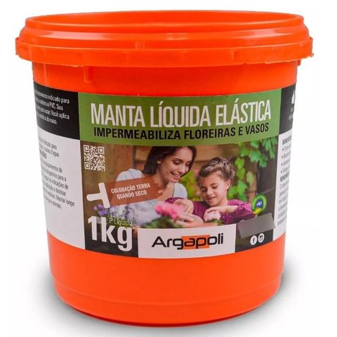 Impermeabilizante Manta Líquida Floreiras e Vasos (1kg)