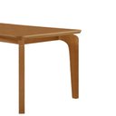 Ver imagem 4 de Mesa de Jantar Liz 120cm Tampo Mdf Canto Copo Moderna Mobília