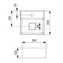 Ver imagem 5 de Cuba Apoio 30x30cm com Mesa Roca T7 Terra Beige A32787x650