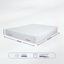 Ver imagem 4 de Colchão King Ortopédico D33 Molas Ensacadas Tecido Refrescante Fresh Bf Colchões