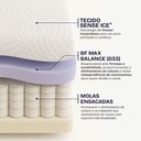 Ver imagem 3 de Colchão King Ortopédico D33 Molas Ensacadas Tecido Refrescante Fresh Bf Colchões