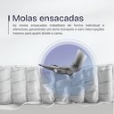 Ver imagem 7 de Colchão King Ortopédico D33 Molas Ensacadas Tecido Refrescante Fresh Bf Colchões